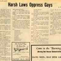 Harsh Laws Oppress Gays