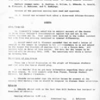 Black Caucus Meeting Minutes, December 18, 1975