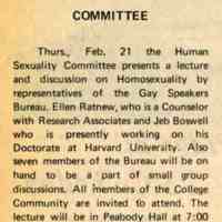 Human Sexuality Committee