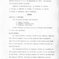 Black Caucus Meeting Minutes, September 23, 1975