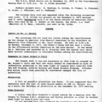 Black Caucus Meeting Minutes, December 11, 1975
