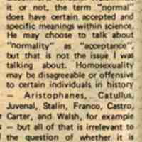 Homosexuality Normal?
