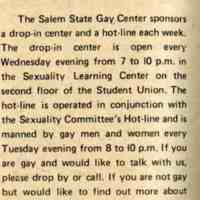 Salem State Gay Center