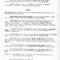 Black Caucus Meeting Minutes, January 22, 1976