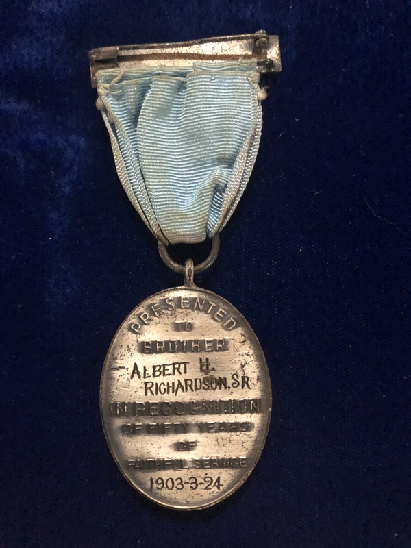 50 Year Veteran Medal Albert H Richardson Sr. Back.jpg