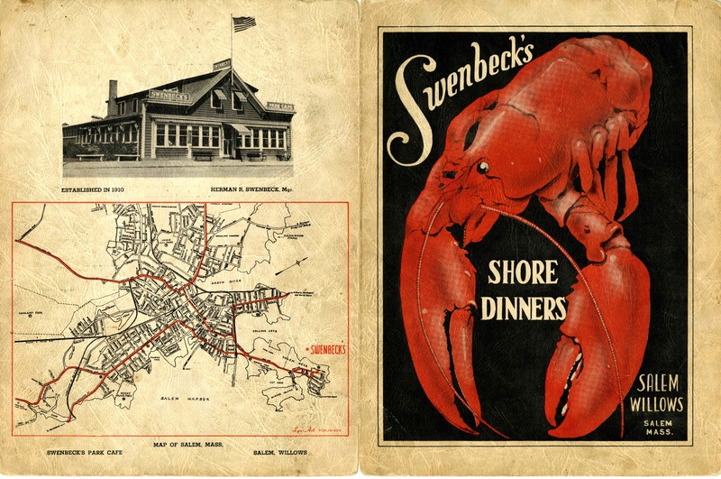 Swenbeck's Shore Dinners Menu