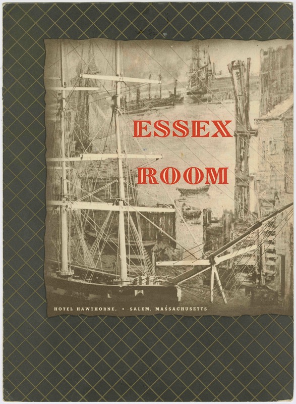 Essex Room menu
