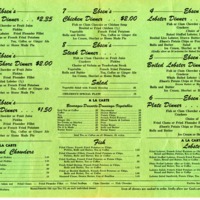 Ebsen's Seafood menu