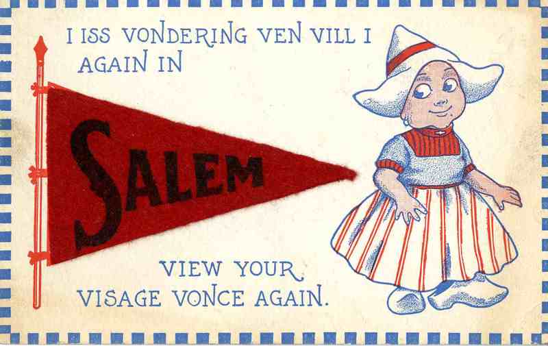 Dutch postcard "see you again"